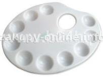 Okładka książki PALETKA PLASTIKOWA OWALNA 10 23X17 CM