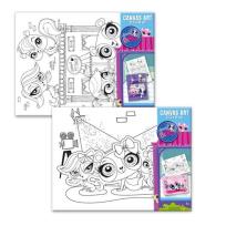 Opakowanie Podobrazie z nadrukiem do malowania Littlest Pet Shop