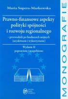 Okładka książki Prawo-finansowe aspekty polityki spójności i rozwoju regionalnego