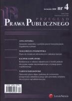 Opakowanie Przegląd Prawa Publicznego  2008/04