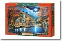 Okładka książki Puzzle 2000 Copy of Cabin by the Lake CASTOR