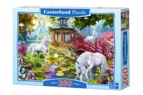 Okładka książki Puzzle 260 Rodzina jednorożców CASTOR