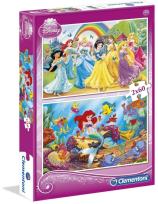 Opakowanie Puzzle 2x60 Księżniczki