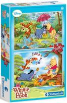 Opakowanie Puzzle 2x60 Kubuś Puchatek