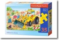 Okładka książki Puzzle 35 - Spychacz w akcji CASTOR