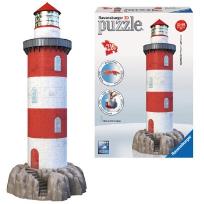 Okładka książki Puzzle 3D - Przybrzeżna Latarnia Morska