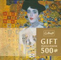 Okładka książki Puzzle 500 Gift - Portret Adele Bloch-Bauer TREFL