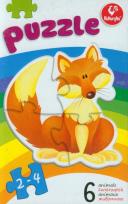 Opakowanie Puzzle 6 zwierzątek