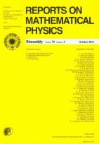 Opakowanie Reports on Mathematical Physics 70/2 Pergamon