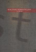 Opakowanie Rocznik Tomistyczny 3/2014