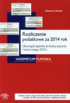 Okładka książki Rozliczenie podatkowe za 2014 rok