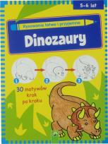 Okładka książki Rysowanie łatwe i przyjemne - Dinozaury