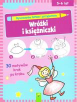 Okładka książki Rysowanie łatwe i przyjemne - Wróżki i księżniczki