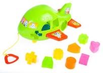 Opakowanie Samolot sorter zielono-niebieski