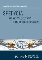 Okładka książki Spedycja we współczesnych łańcuchach dostaw