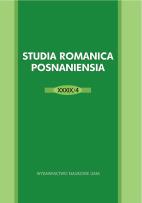Opakowanie Studia Romanica Posnaniensia XXXIX/4