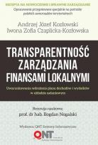 Okładka książki Transparentność zarządzania finansami lokalnymi