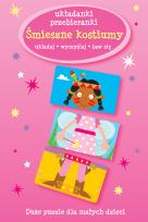 Okładka książki Układanki-przebieranki. Śmieszne kostiumy