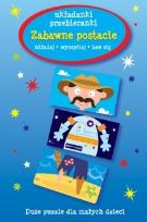 Okładka książki Układanki-przebieranki. Zabawne postacie