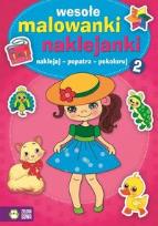 Okładka książki Wesołe Malowanki Naklejanki 2
