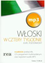 Opakowanie Włoski w 4 tygodnie. Kurs podstawowy mp3