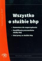 Opakowanie Wszystko o służbie BHP