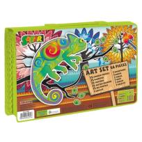 Opakowanie Zestaw artystyczny 68 elementów Safari