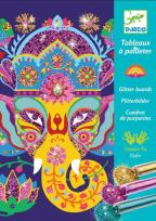 Okładka książki Zestaw artystyczny - Brokatowy słoń