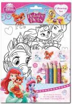 Opakowanie Zestaw do kolorowania z kredkami. Palace Pets