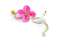 Opakowanie Zestaw spinek i gumek Rajski ptak