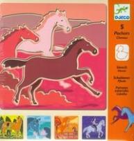 Okładka książki Zestaw szablonów - Konie