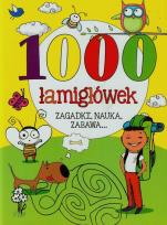 Okładka książki 1000 łamigłówek. Zagadki, nauka, zabawa...