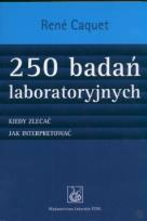 Okładka książki 250 badań laboratoryjnych Kiedy zlecać jak interpretować