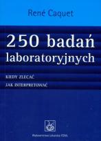 Okładka książki 250 badań laboratoryjnych