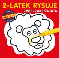 Okładka książki 2-latek rysuje. Zwierzaki świata