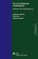Okładka książki 50 lat kodeksu cywilnego