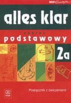 Okładka książki Alles klar 2A Podręcznik z ćwiczeniami + CD Zakres podstawowy