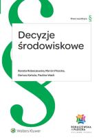 Okładka książki Decyzje środowiskowe