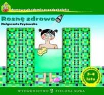 Okładka książki Domowa Akademia Przedszkolaka Rosnę zdrowo
