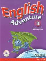 Okładka książki English Adventure 3 Podręcznik i zeszyt ćwiczeń + 2CD