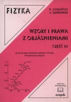 Okładka książki Fizyka Wzory i prawa z objaśnieniami Część 3