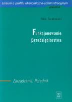 Okładka książki Funkcjonowanie przed. Zarządzanie  poradnik  WSiP