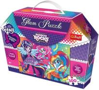 Okładka książki Glam Puzzle - Tęczowy rock TREFL