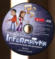 Okładka książki Informatyka CD Interaktywne testy dla gimnazum