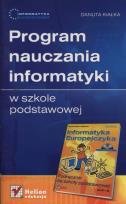 Okładka książki Informatyka Europejczyka Program nauczania informatyki w szkole podstawowej