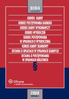 Opakowanie Kodeks karny. Kodeks postępowania karnego. Kodeks karny wykonawczy. Kodeks wykroczeń.