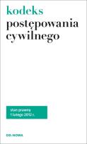 Okładka książki Kodeks postępowania cywilnego