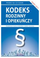 Okładka książki Kodeks rodzinny i opiekuńczy 2015. Stan prawny