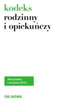 Okładka książki Kodeks rodzinny i opiekuńczy