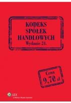 Okładka książki Kodeks spółek handlowych